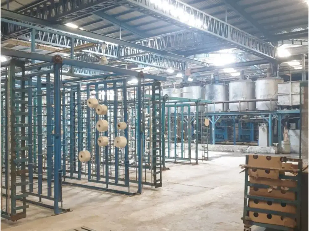 Pabrik Bekas Textil di Area Industri Cimahi