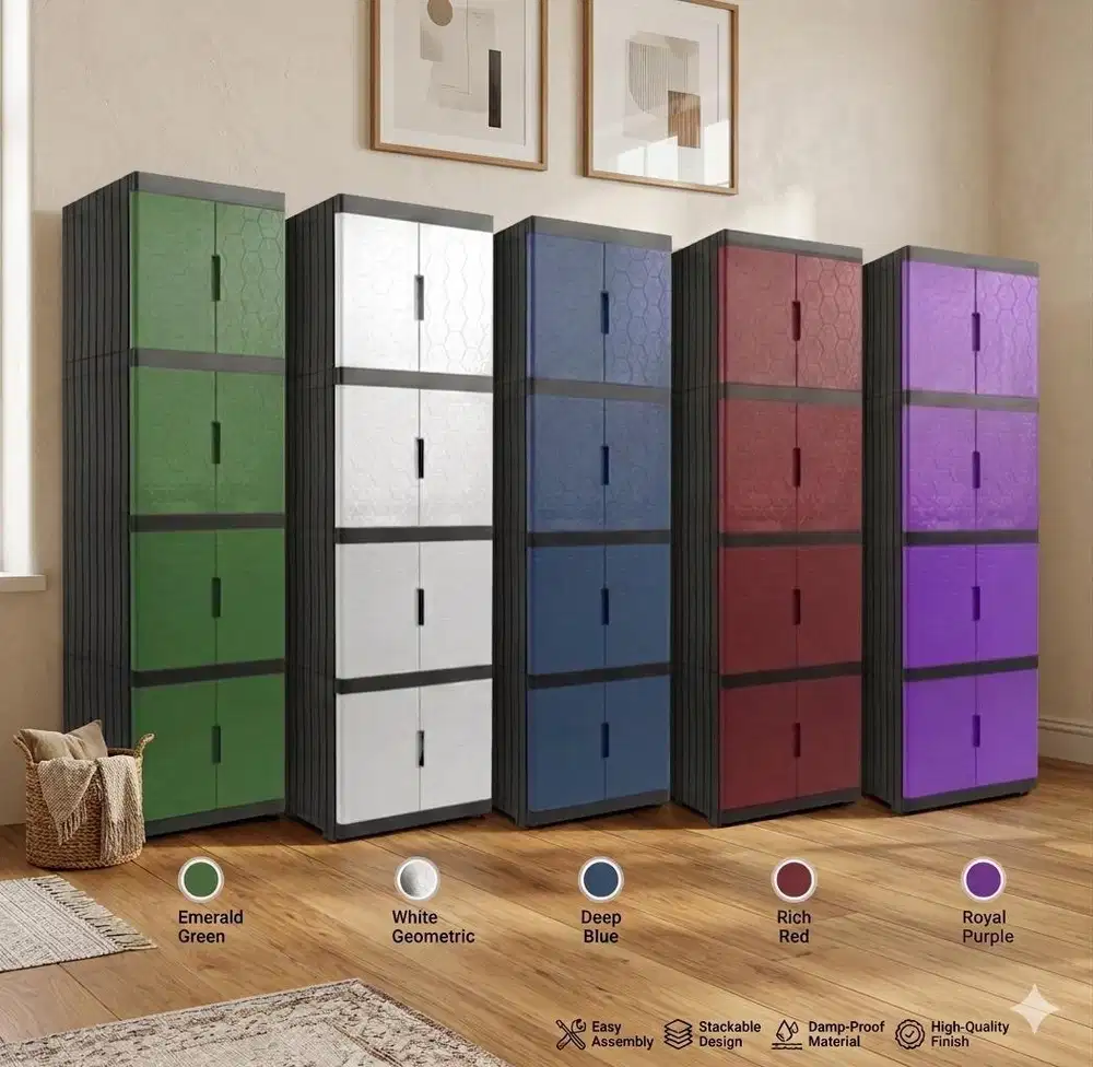 Lemari Plastik 4 Susun