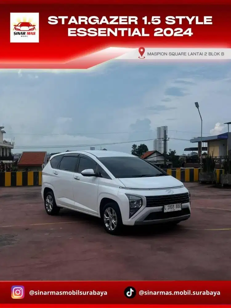 hyundai stargazer style essential 2025 pmk dp minim seperti baru