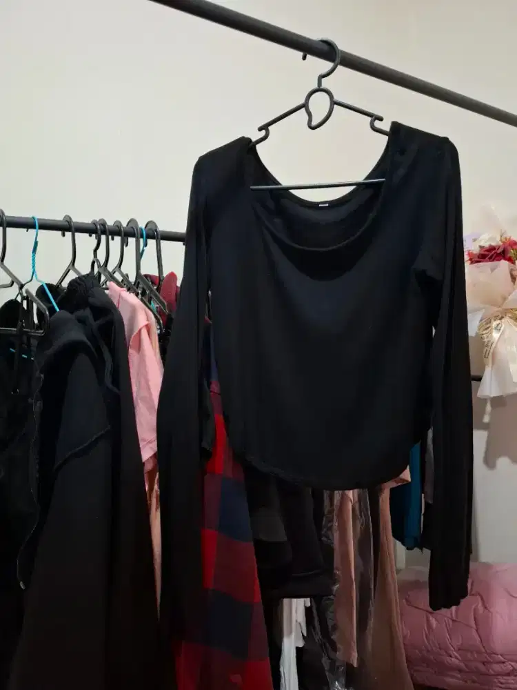 Atasan Croptop panjang