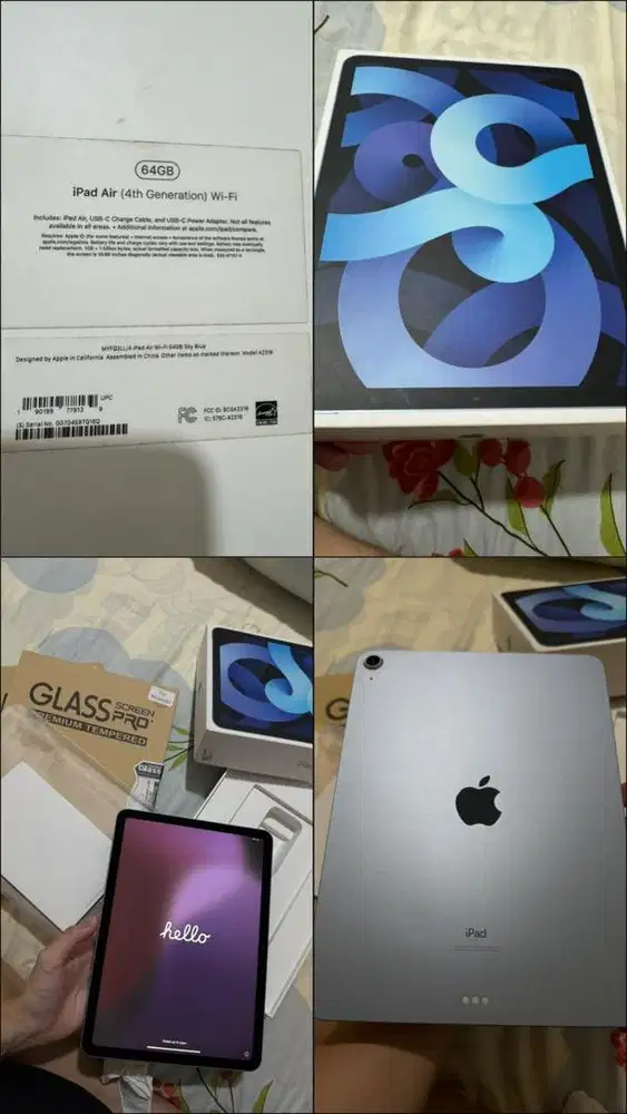 Ipad Air 4 64GB Wifi Sky Blue