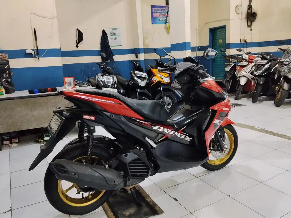 (#) yamaha aerox new 155cc 2022 siap pakai super mulus