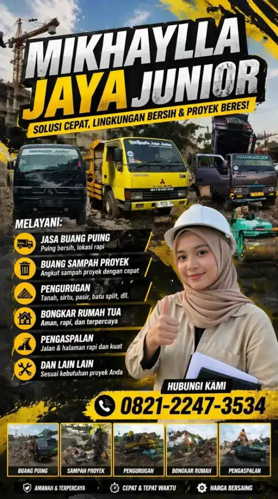 Jasa buaang puing & pengurugan