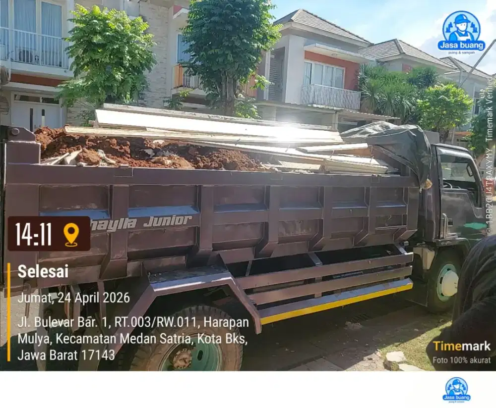 Jasa buaang puing & pengurugan