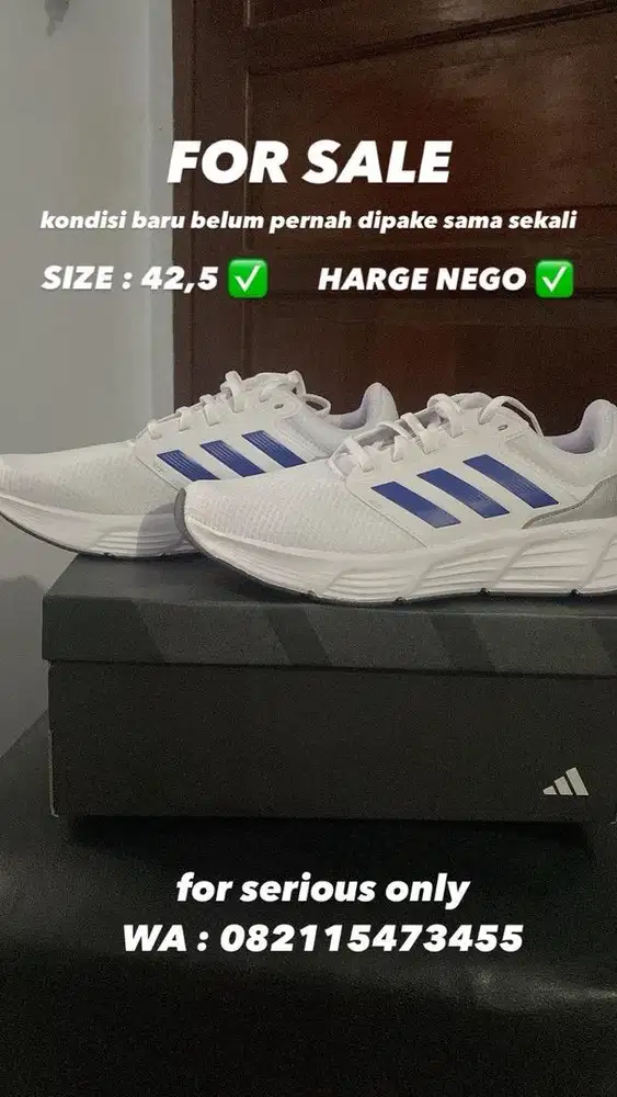 Sepatu New Adidas Putih