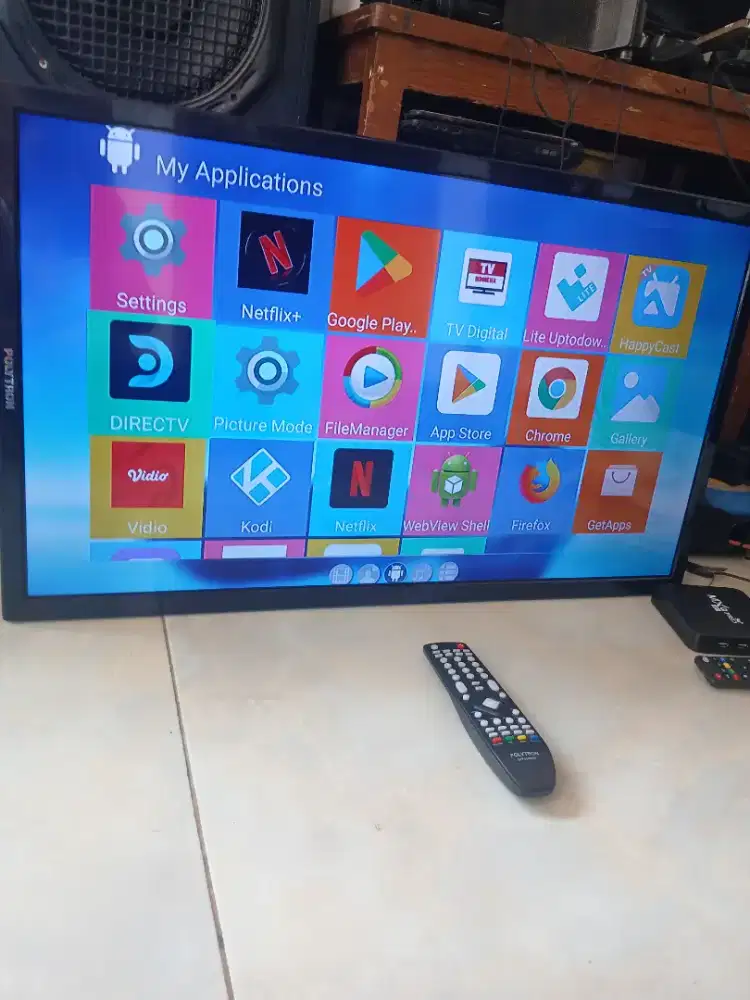 Tv Led POLYTRON 32inc Analog + Stb Android