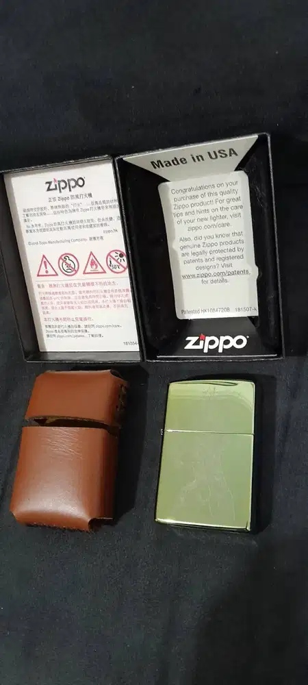 Zippo 28129 Human Tree Made USA Lifetime Barcode EDC Outdoor Koleksi
