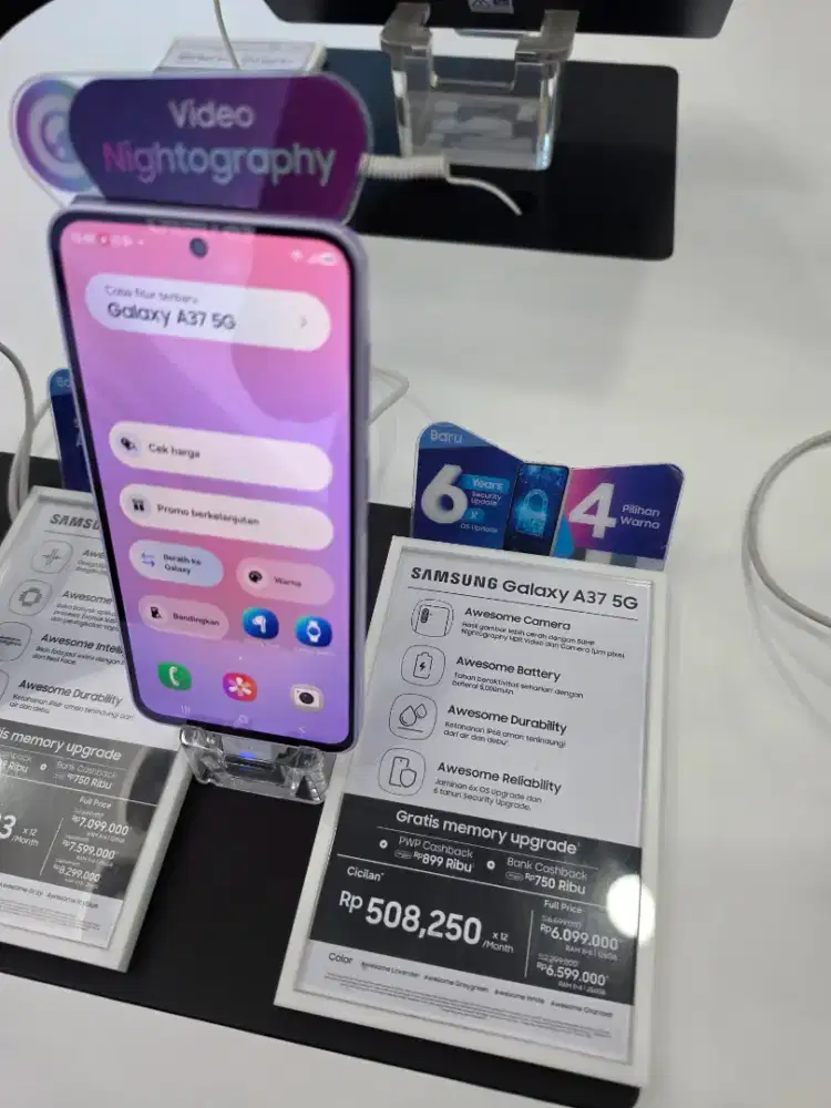 SAMSUNG A37 FREE BUDS CORE