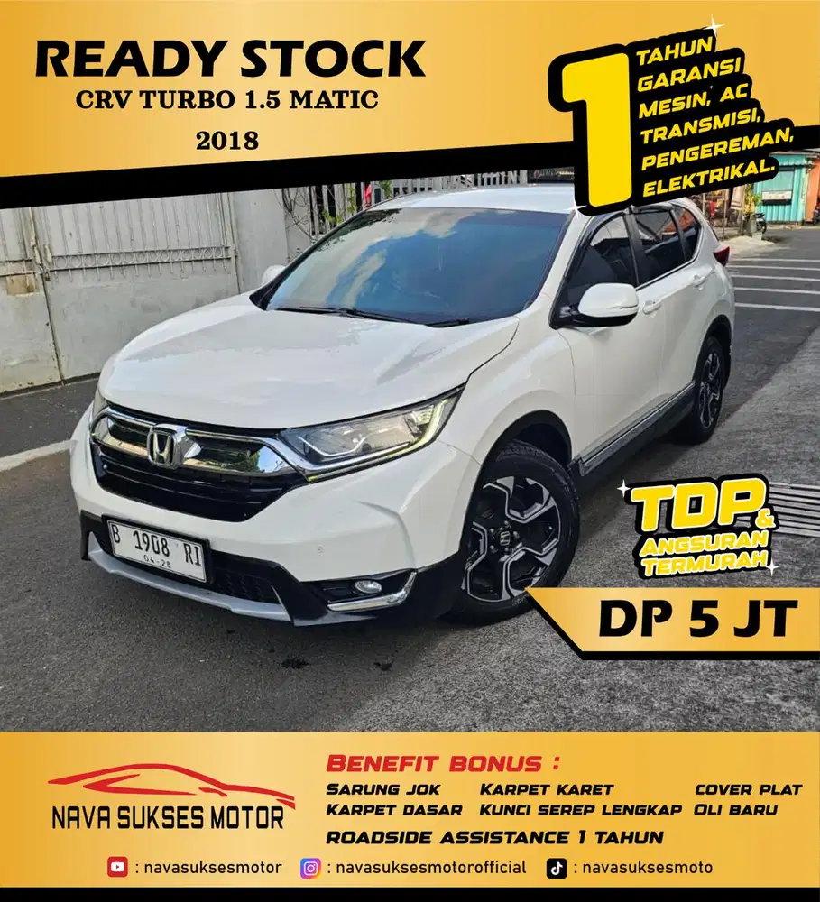TDP 5 JUTA - CRV TURBO 2019