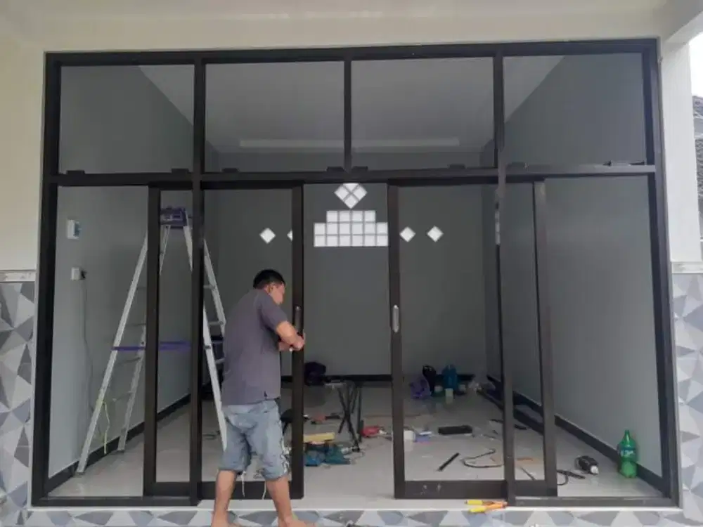 Kusen Pintu Jendela Aluminium & Kaca
