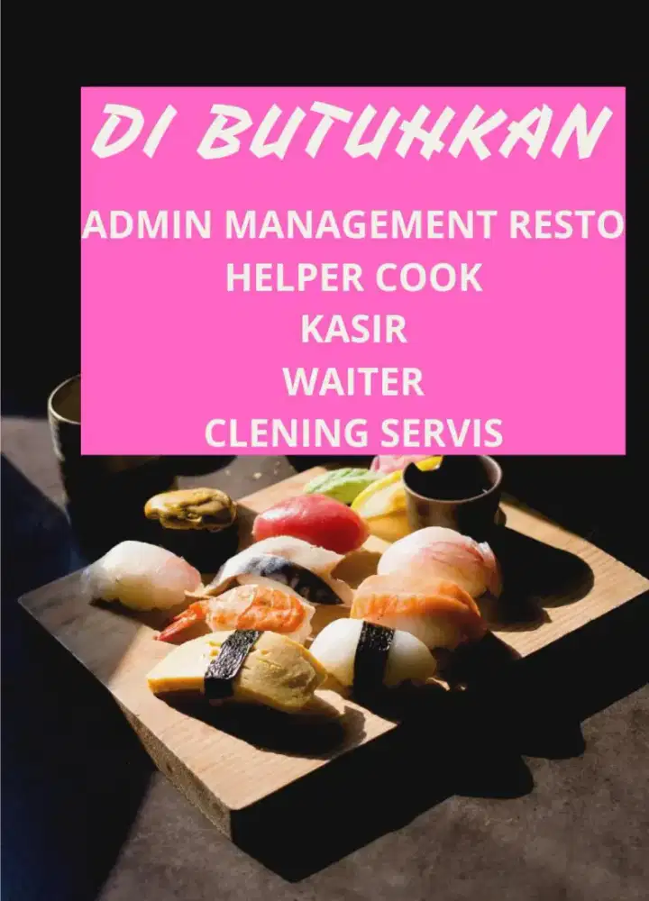 Loker karyawan Restoran segera