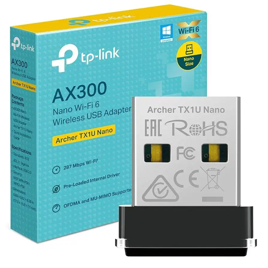 TP-Link USB Adapter Archer TX1U AX300 Nano WiFi 6