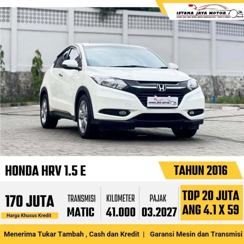 Honda HRV E AT th 2016 #istana jaya motor