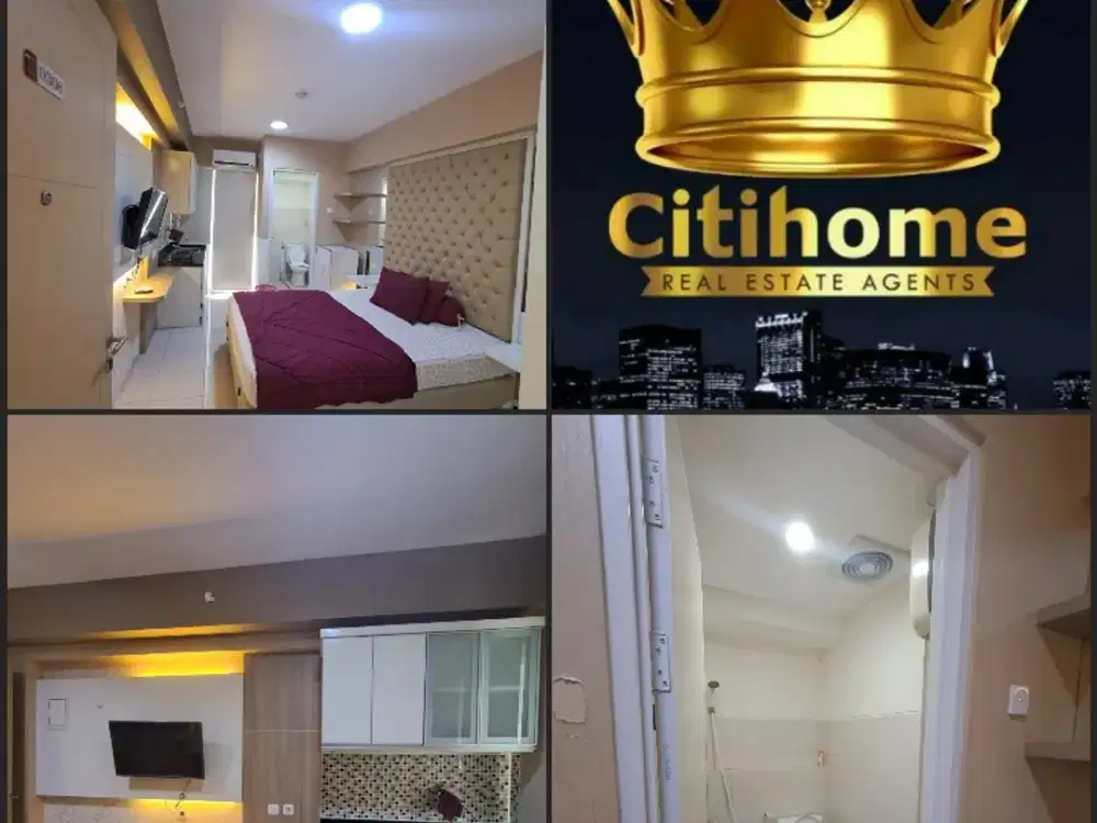menyewakan apartemen educity 1br tahunan bycitihome