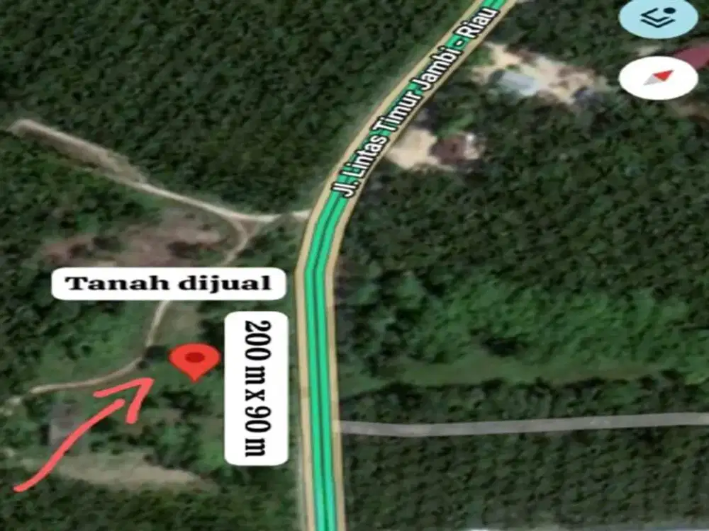 Dijual Tanah 18.000 m² Sei Kijang – Jl. Lintas Timur, Dekat Pasar Sei Kijang & SPBU, Cocok Gudang, Logistik & Rest Area!