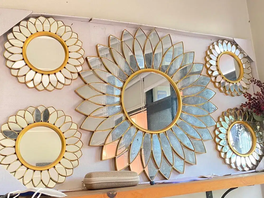 NEGO! 1 set Kaca dekorasi dinding besar (merk informa)