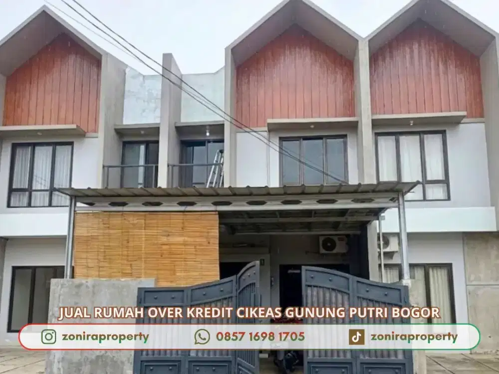 JUAL TAKE OVER RUMAH CIKEAS CIBUBUR 2 LANTAI NEMPEL BUKIT GOLF