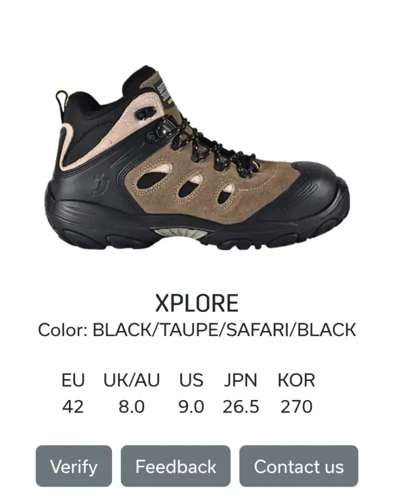 Sepatu Outdoor safety