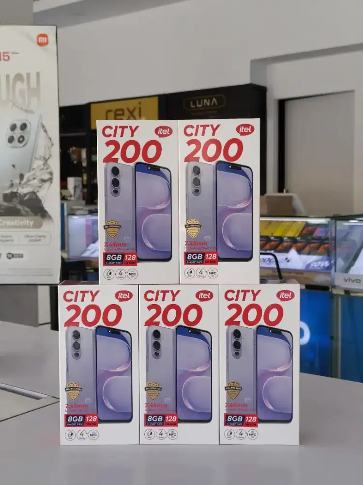 Itel City 200 4/128GB (new)*Bisa cod, Fastrespon WhatsApp