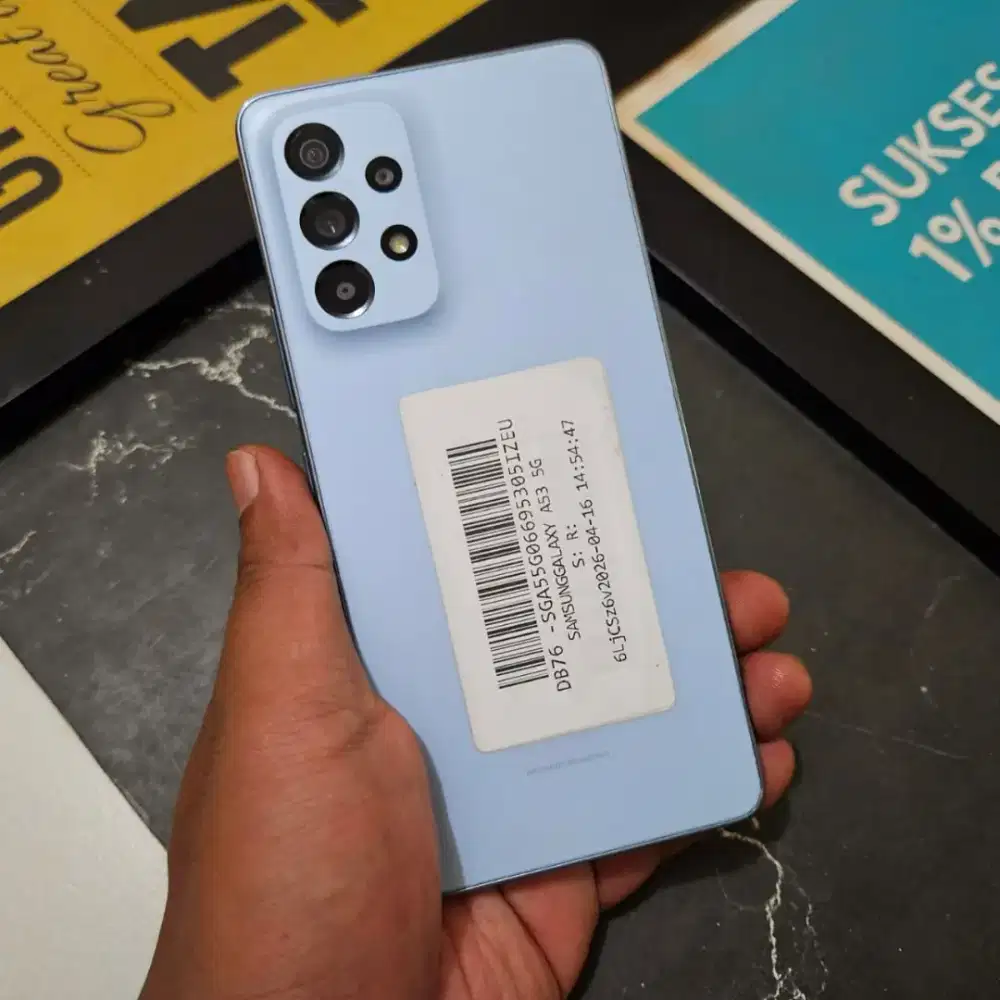 SAMSUNG GALAXY A53 5G 8/128 GB DUAL RESMI EX SEIN MULUS