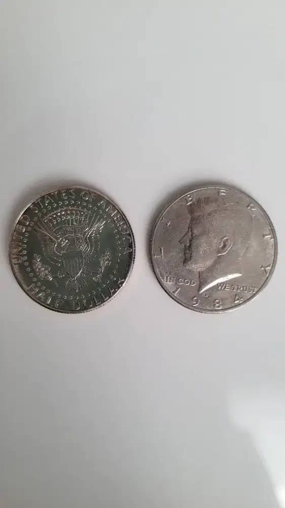 Koin Langka half dollar $0,5, tahun 1984