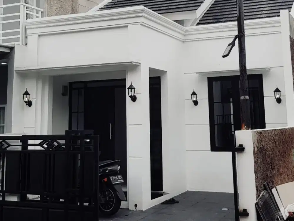 Rumah Baru Minimalis Dekat Jalan Raya Bebas Banjir FRee Pagar & Kitchenset
