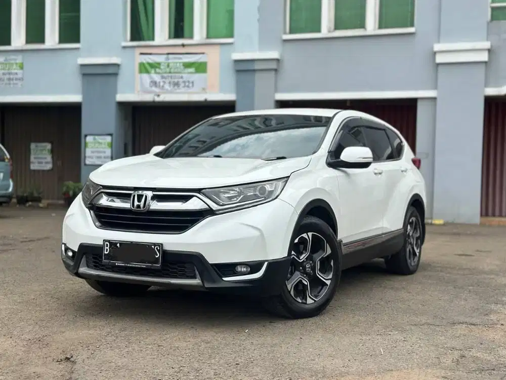Km 42rb Honda CR-V 1.5 Turbo AT 2017 Putih Service Record Tdp 33jt
