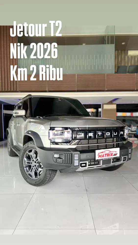 Jetour T2 Nik 2026 Highway grey on black Siap pakai