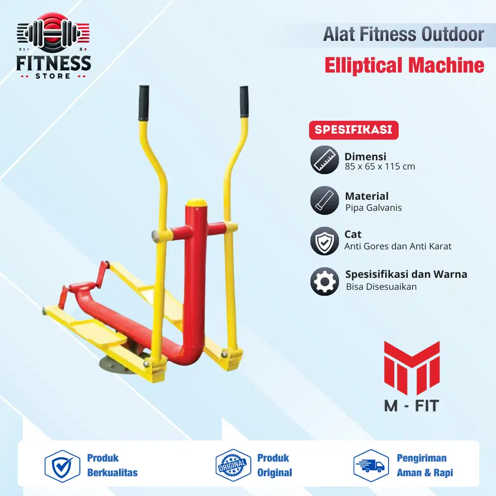 Alat Fitness Outdoor Elliptical Machine - Mesin Elliptical Taman
