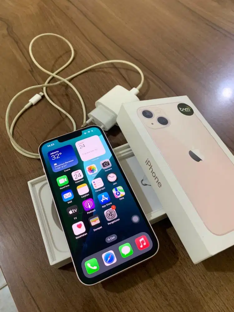 IPHONE 13 128GB IBOX PINK NOKEN FULL ORIGINAL