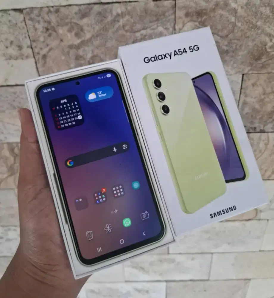 Samsung A54 5g ram 8/256 gb fullset mulus no minus