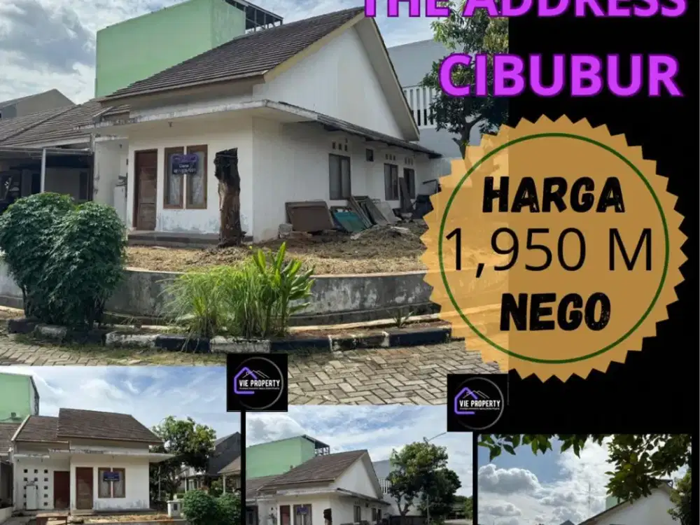 DIJUAL RUMAH THE ADDRESS CIBUBUR