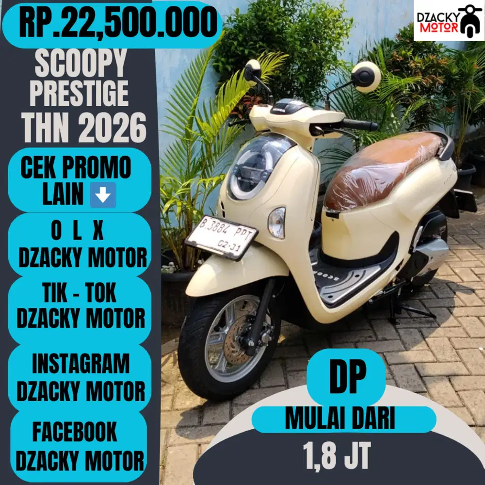 SCOOPY PRESTIGE THN 2026 SECOND LIKE NEW