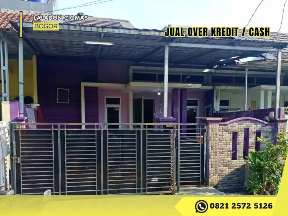 Over Kredit 79JT sisa 8 Thn Lg bs CASH di Mulia Residence 2 Ciomas