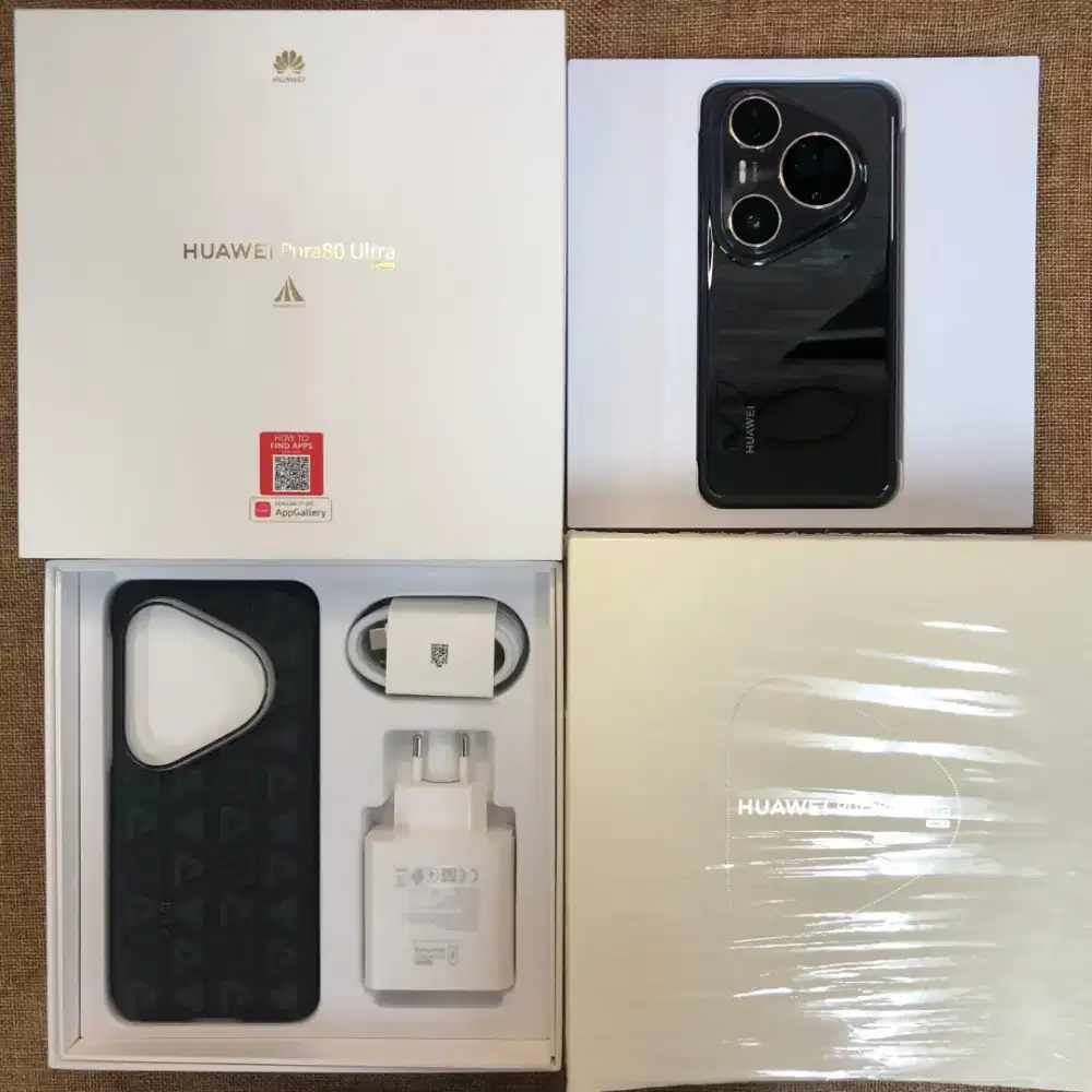 Huawei Pura 80 Ultra 16/512GB Golden Black Garansi resmi super mulus