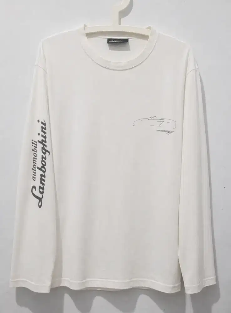 Kaos Lengan Panjang Lamborghini 100%