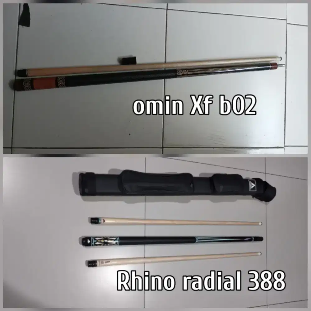 Stick billiard Rhino dan omin