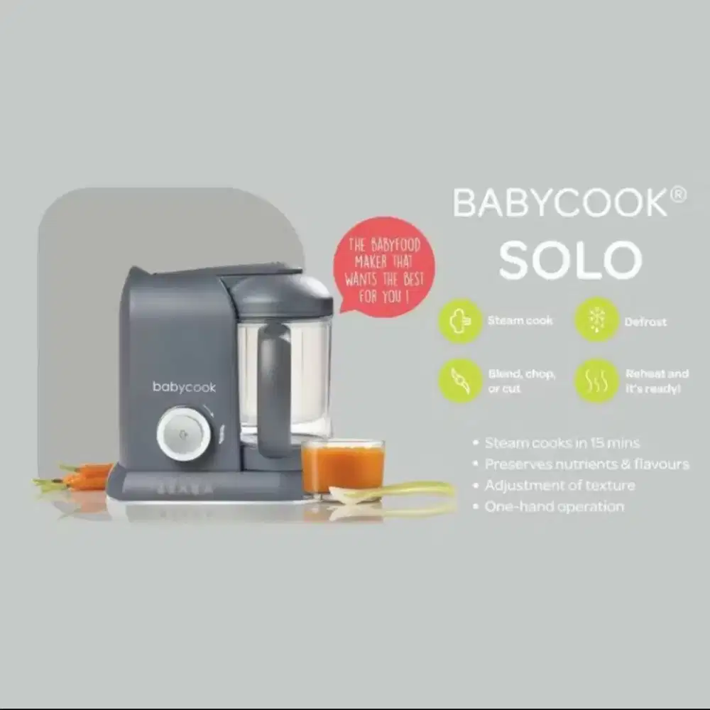 1JTAN HARGA BARU 3JT Beaba Baby Cook Solo - Alat MPASI Food Processor