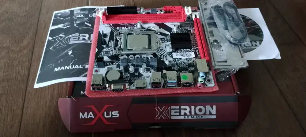 Mobo H81 DDR3  + i5 4690 (Tanpa Ram)