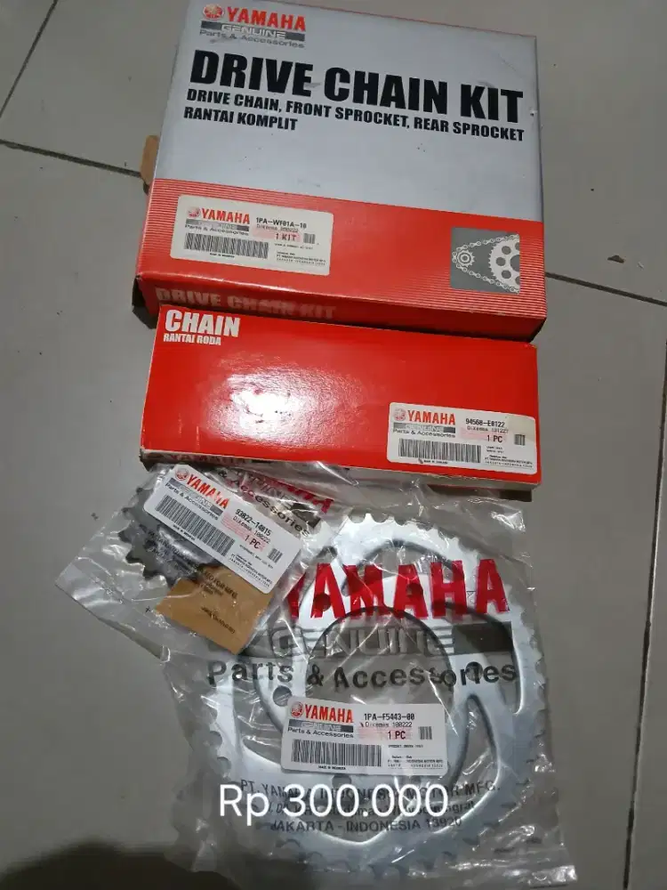 Gear set v-ixion 1PA suku cadang asli yamaha mio