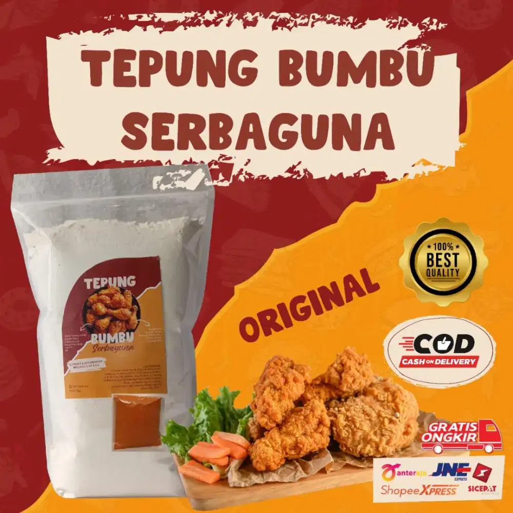 TEPUNG BUMBU SERBAGUNA 1KG DAN 500GRM