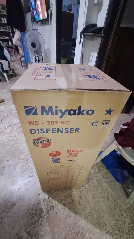 Dijual Dispenser Miyako Panas Dingin Kondisi Baru Masih Tersegel