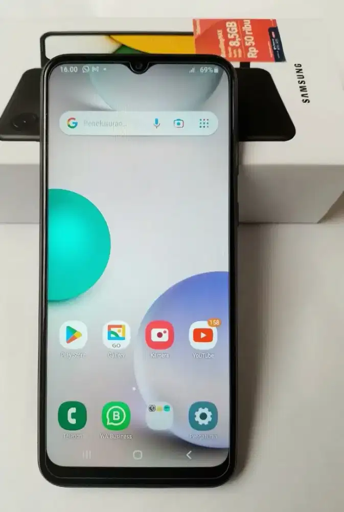 Samsung A04 Ram 4+4/64 kamera 50MP Fullset