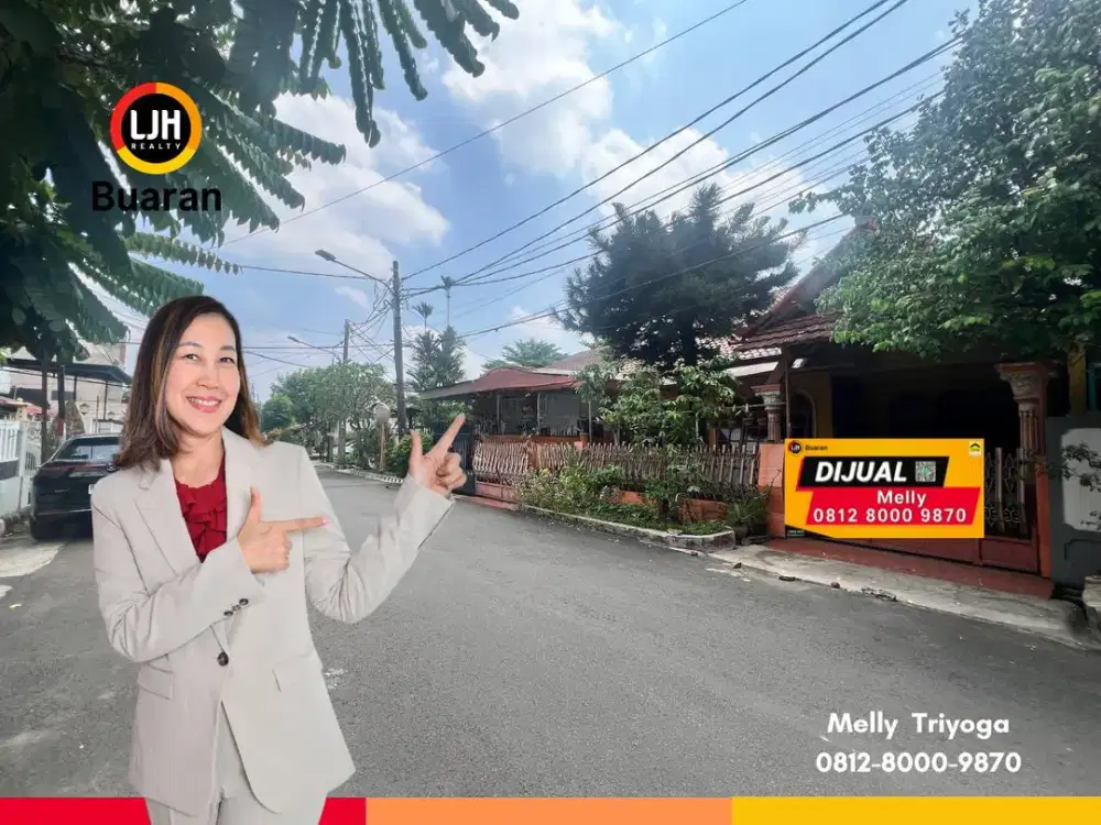 Rumah Lokasi Strategis Komplek Pondok Kelapa Indah Jakarta Timur