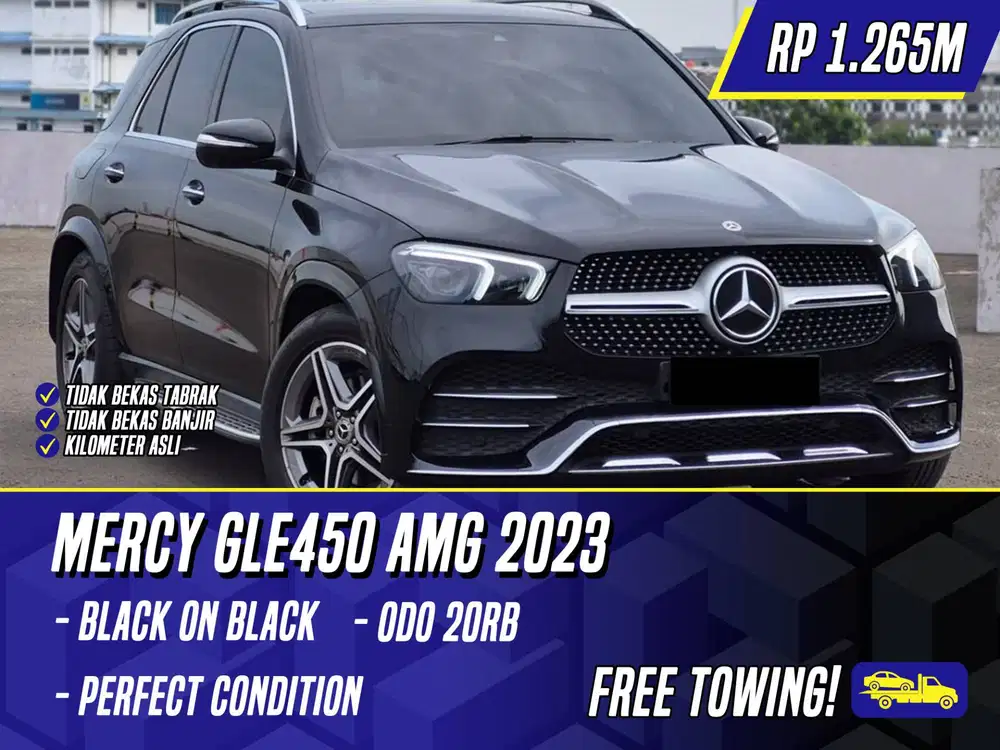 Mercedes Benz GLE450 AMG 2023 Black Hitam Mercy GLE 450