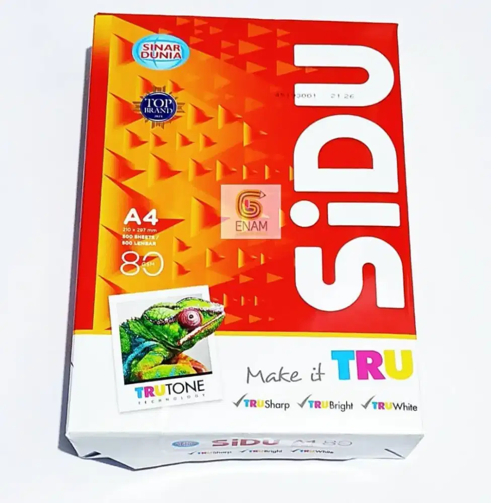 HVS SIDU A4 & F4 80 GRAM