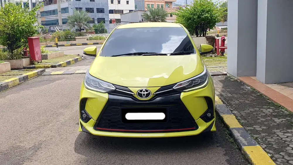 Km39rb toyota yaris s cvt trd sportivo 2021 kuning matic