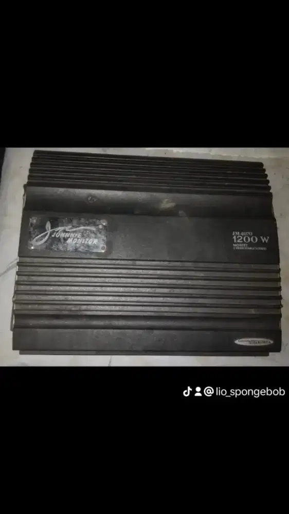 Dijual power amplifier