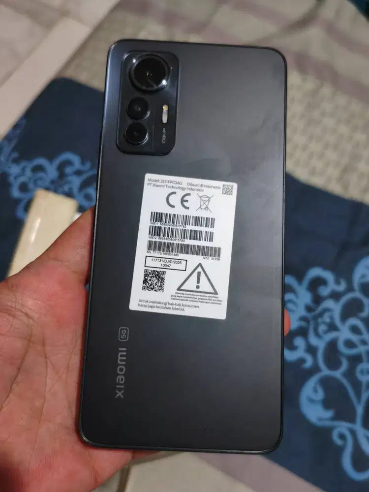 Xiaomi 12 lite kondisi mulus minus kotak aja