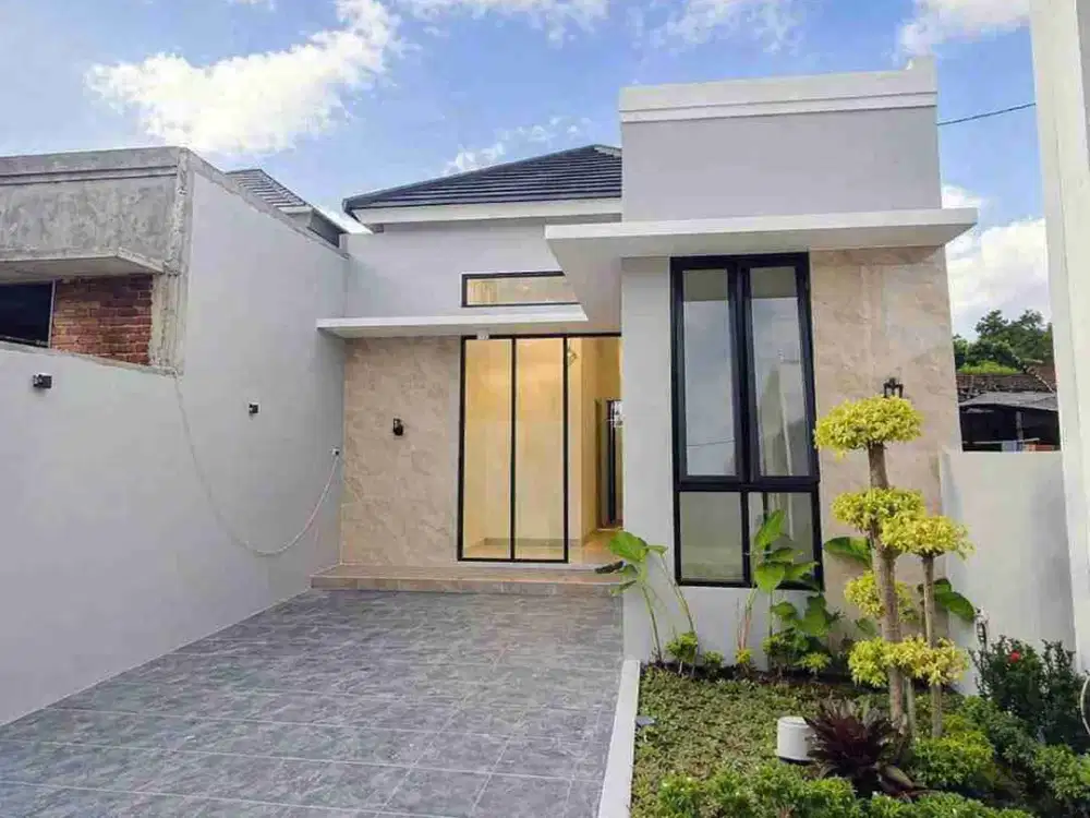 RUMAH BARU MEWAH MODERN KEKINIAN DALAM CLUSTER 5 UNIT ONE GATE SYSTEM DI MLATI SLEMAN